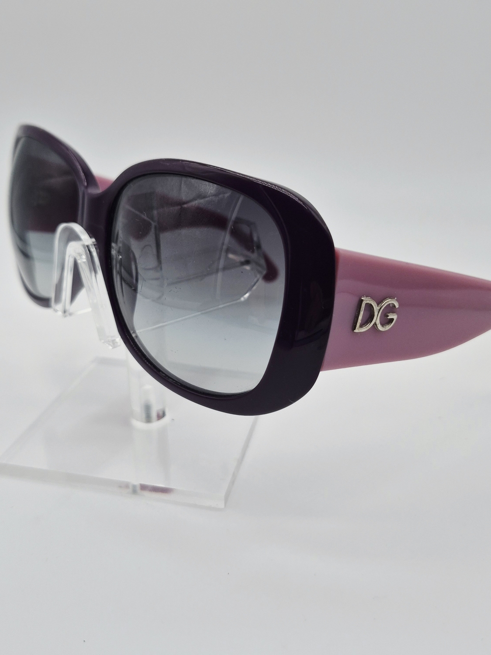 Dolce & Gabbana Purple/Pink Gradient Oversized Women's Sunglasses